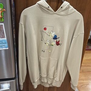 TwoSet Official Beige Graphic Hoodie